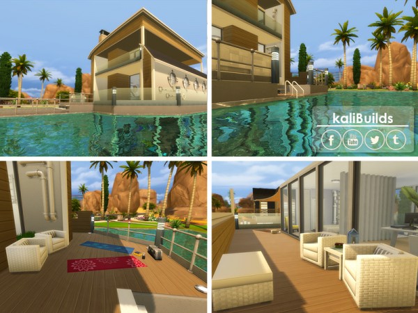  The Sims Resource: Modern Boathouse by kaly t07