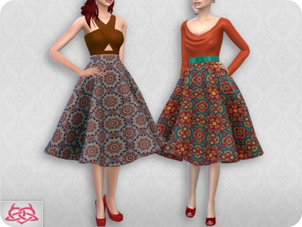  The Sims Resource: Vintage Basic skirt 2 recolor 3 by Colores Urbanos