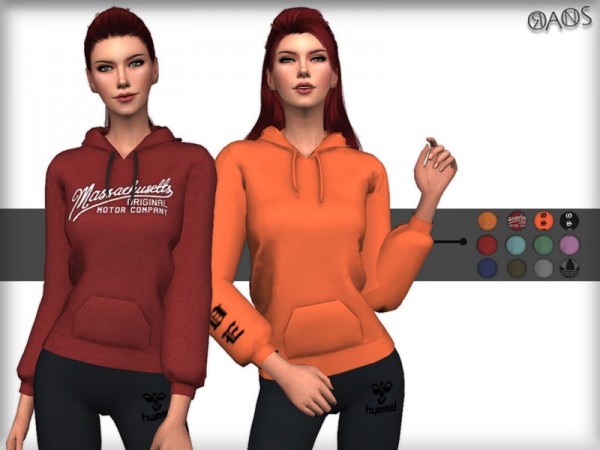  The Sims Resource: Hoodie by OranosTR
