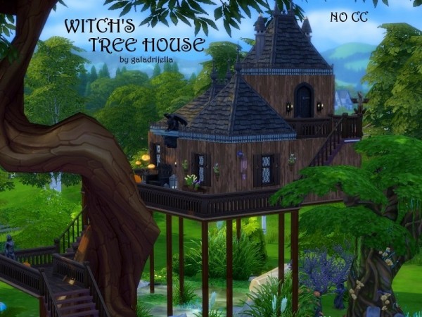  The Sims Resource: Witchs Tree House by galadrijella