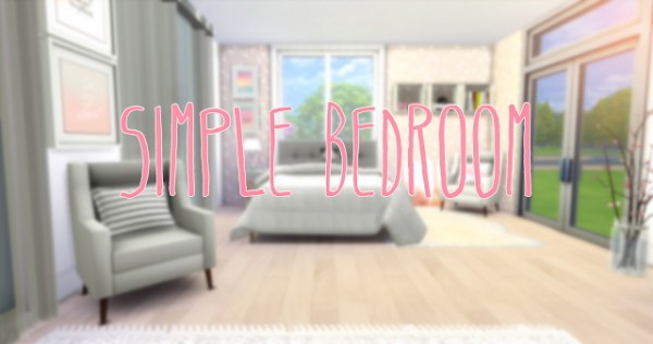  Mony Sims: Simple bedroom