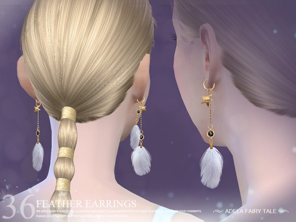  The Sims Resource: Earring N36 by S Club