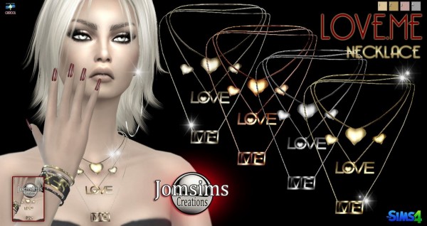  Jom Sims Creations: Love Me necklace