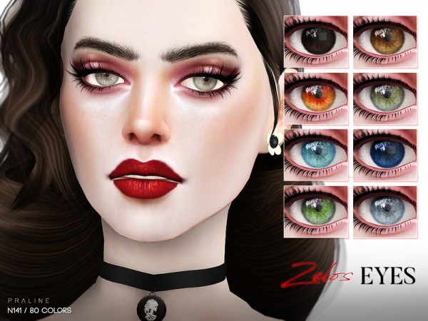  The Sims Resource: Zelos Eyes N141 by by Pralinesims