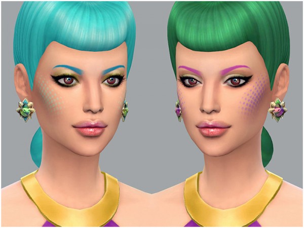 The Sims Resource: Rise and Shine earrings by WistfulCastle