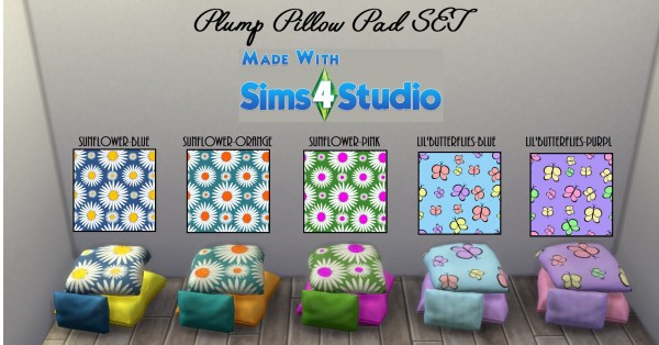  Mod The Sims: Plump Pillow Pad SET 20 Patterns by wendy35pearly