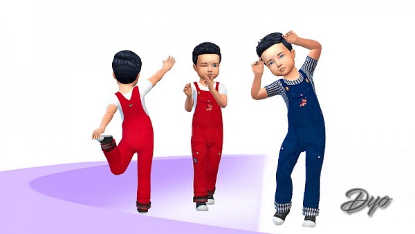  Les Sims 4: Overalls for toddlers