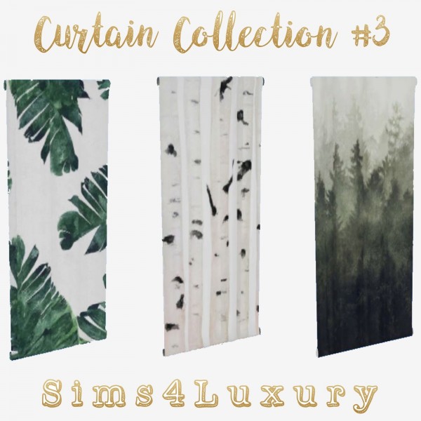  Sims4Luxury: Curtain Collection 3