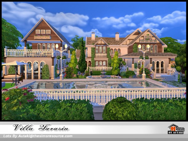  The Sims Resource: Villa Tarasin NoCC by autaki