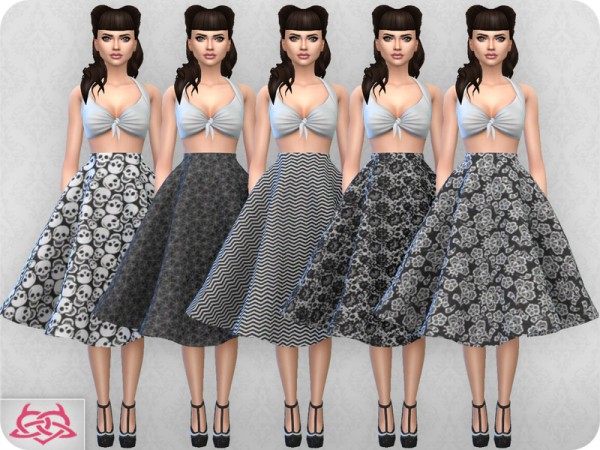  The Sims Resource: Vintage Basic skirt 2 recolor 2 by Colores Urbanos