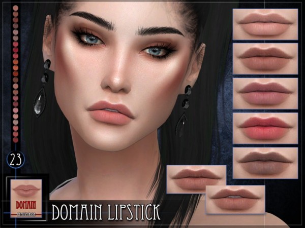  The Sims Resource: Domain Lipstick by RemusSirion