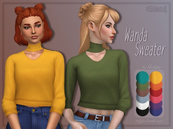  The Sims Resource: Wanda Sweater by Trillyke