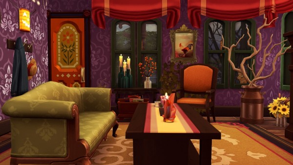  Jenba Sims: Autumn Gothic house