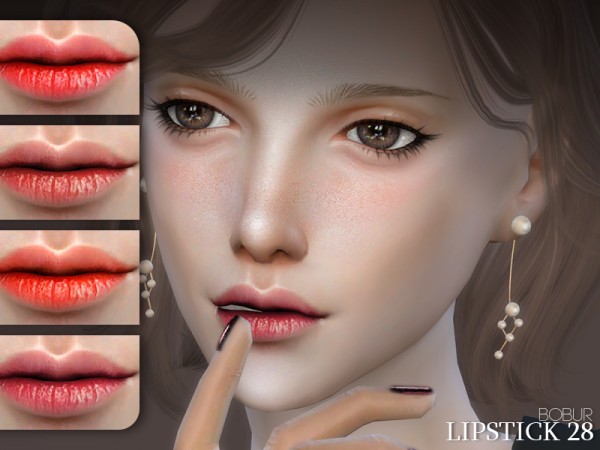  The Sims Resource: Lipstick 28 by Bobur
