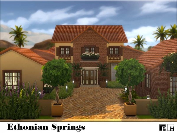  The Sims Resource: Ethonian Springs house by Pinkfizzzzz