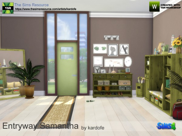  The Sims Resource: Entryway Samantha by kardofe