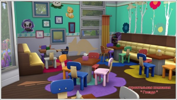  Sims 3 by Mulena: Kindergarten Rainbow