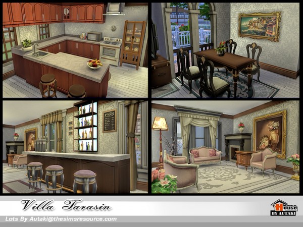  The Sims Resource: Villa Tarasin NoCC by autaki