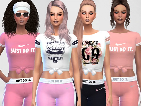  The Sims Resource: T Shirts Collection by Pinkzombiecupcakes