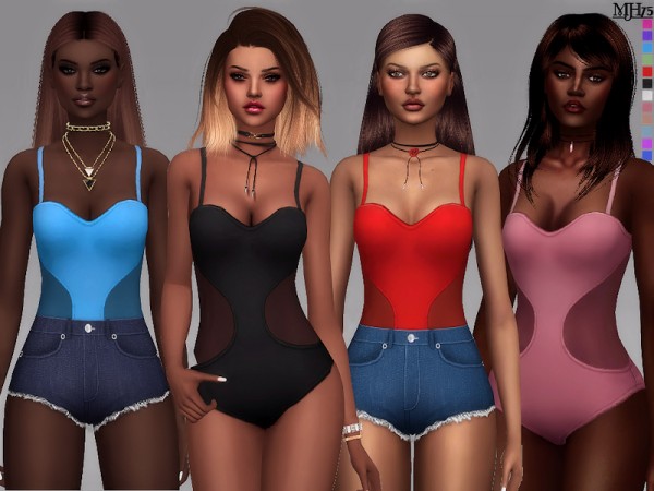  The Sims Resource: Dare Bodysuit by Margeh 75