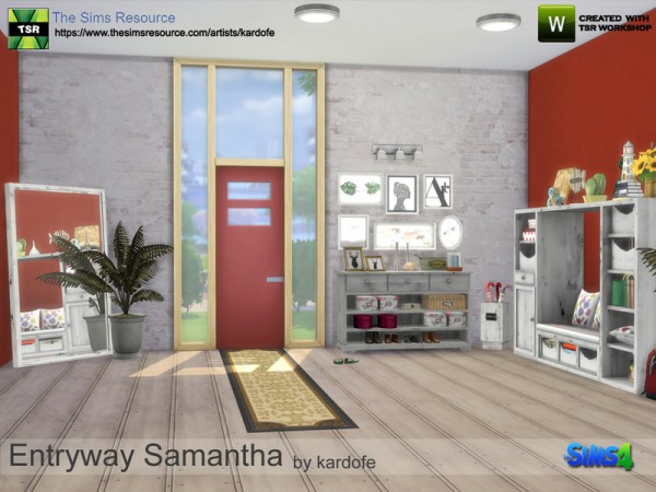  The Sims Resource: Entryway Samantha by kardofe