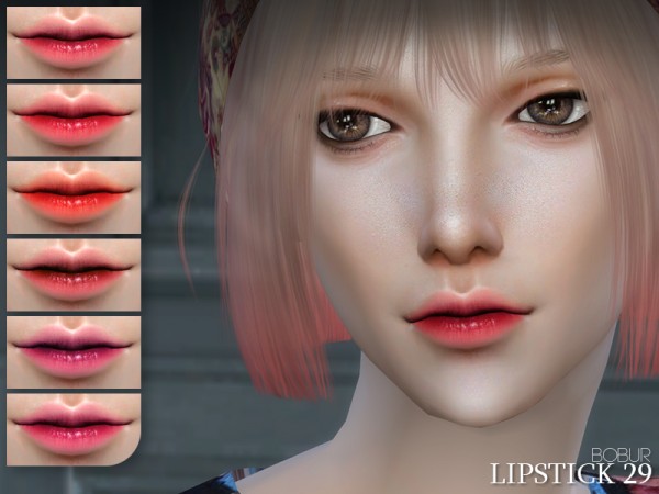  The Sims Resource: Lipstick 29 by Bobur