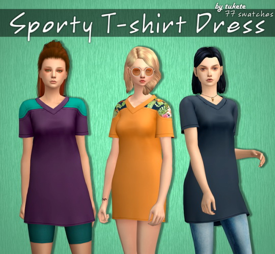  Tukete: Sporty T shirt Dress