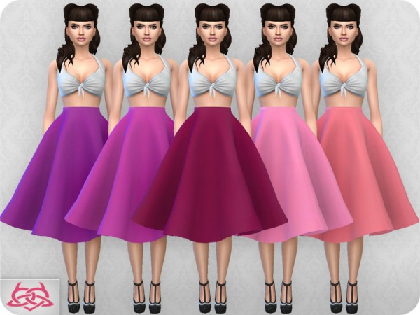  The Sims Resource: Vintage Basic skirt 2 by Colores Urbanos