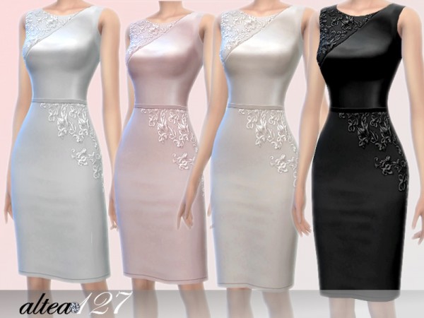  The Sims Resource: Delicate elegance dress by altea127