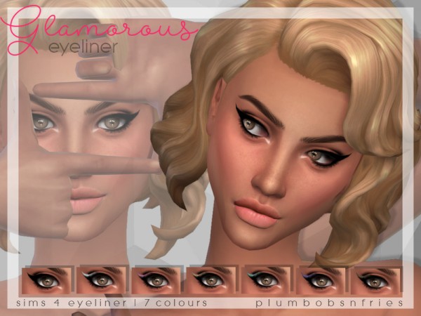  The Sims Resource: Glamorous Liner by Plumbobs n Fries