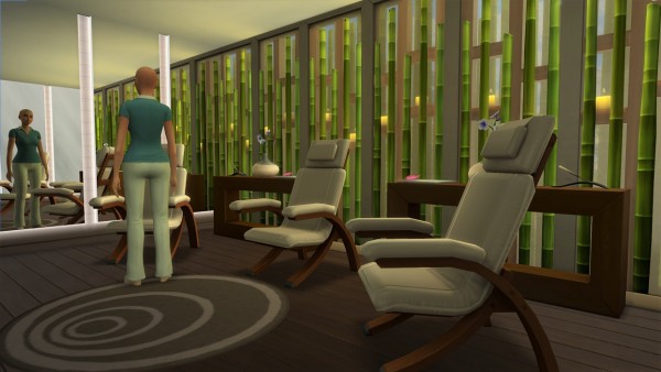  Mod The Sims: Serenity Relax Spa   No CC by bradybrad7