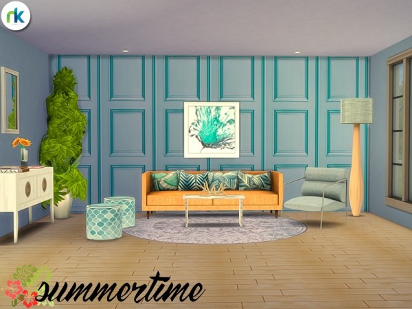  The Sims Resource: Summertime Livingroom by Nikadema