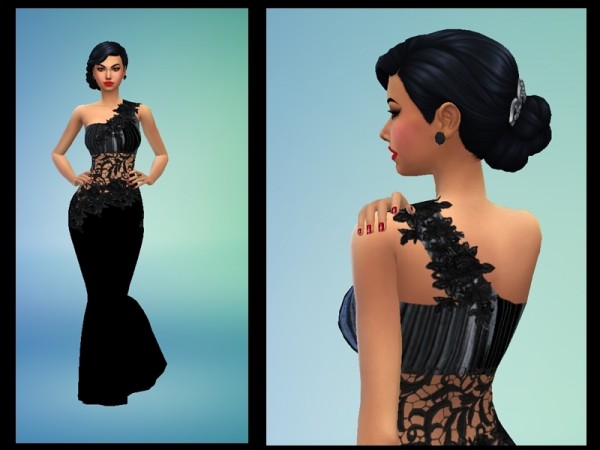 The Sims Resource: Long Dress by LYLLYAN