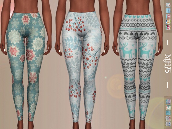  The Sims Resource: Cosy Leggings 10 versions by Margeh 75