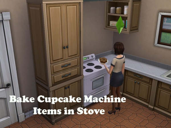  Mod The Sims: Bake Cupcake Machine Items in Oven by emilypl27