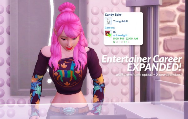 sims 4 get famous adult careers for teens mod