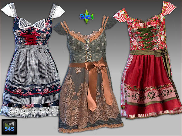  Arte Della Vita: 5 bavarian dresses