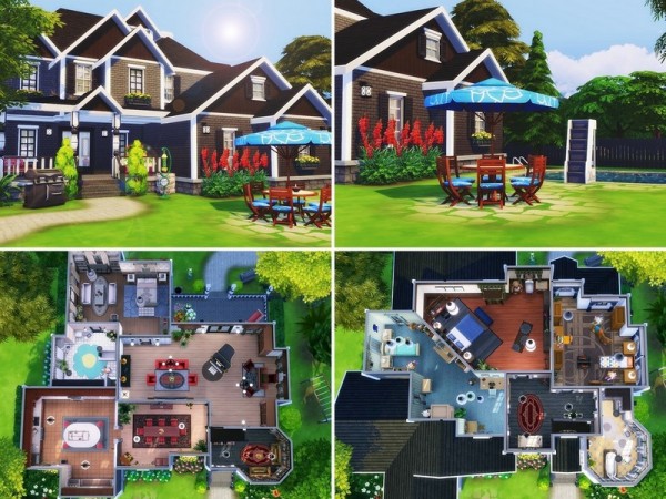  The Sims Resource: Luxury Suburban House by MychQQQ