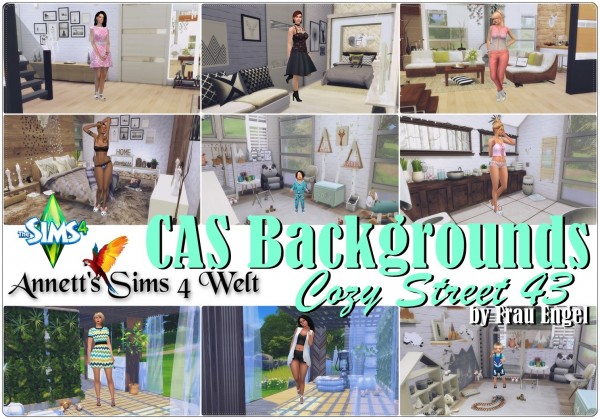  Annett`s Sims 4 Welt: CAS Background   House Cozy Street 43