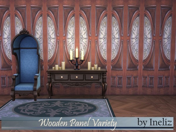  The Sims Resource: Wooden Panel Variety by Ineliz