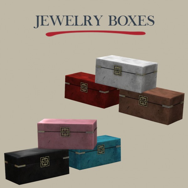 Leo 4 Sims: Jewelry Boxes