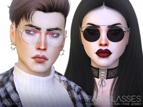 The Sims Resource: PAB Glasses by Pralinesims