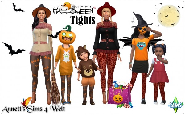  Annett`s Sims 4 Welt: Happy Halloween Tights