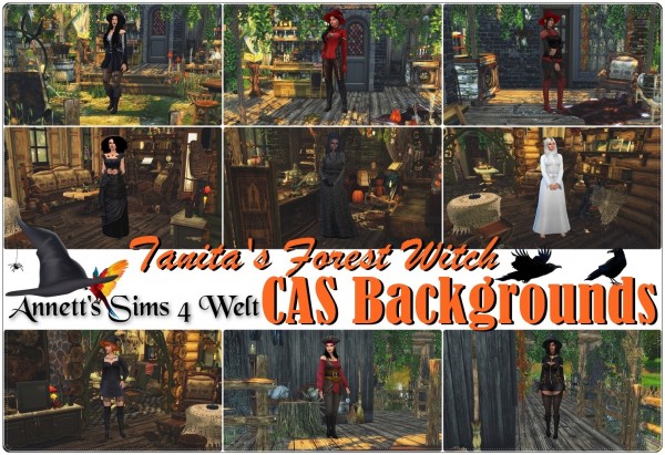  Annett`s Sims 4 Welt: CAS Backgrounds   Tanitas House of Forest Witch