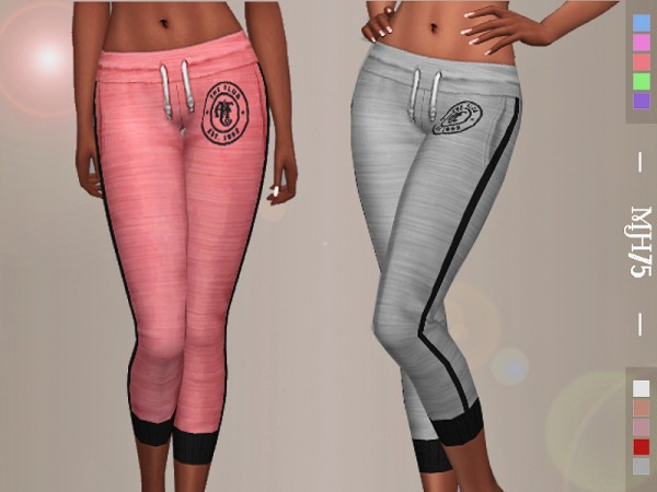  The Sims Resource: Abercrombie N Fitch Track Bottom by Margeh 75