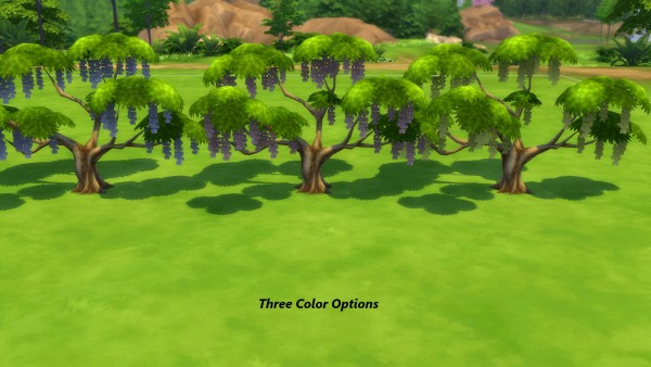  Mod The Sims: Wisteria Wisteria Tree by Snowhaze