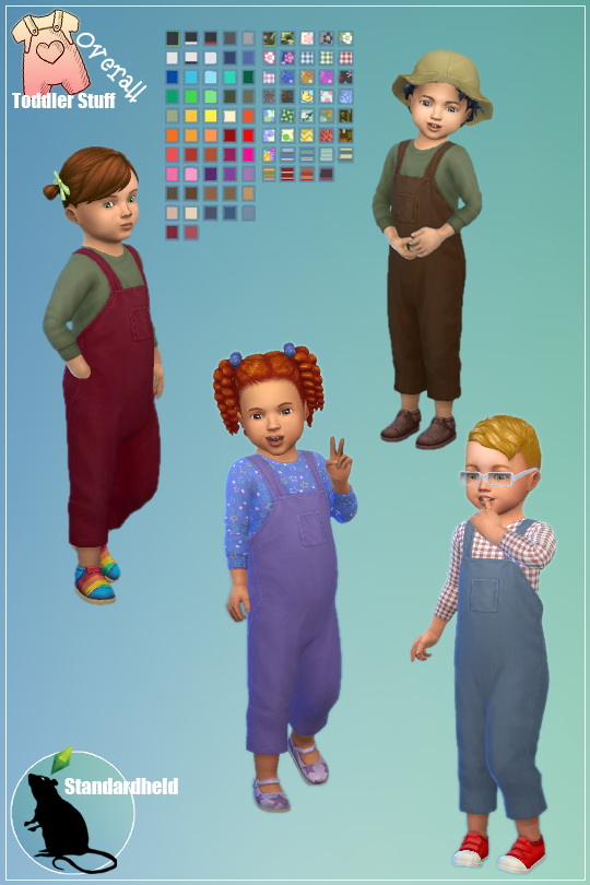  Simsworkshop: Toddler Stuff Overall by Standardheld