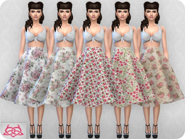  The Sims Resource: Vintage Basic skirt 2 recolor 1 by Colores Urbanos