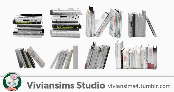  Vivian Sims: ​Nordic Style bookshelf and books