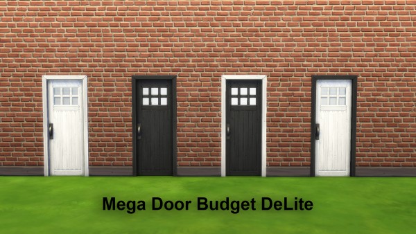  Mod The Sims: Mega door recolored series  by simsessa